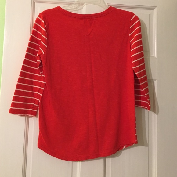 GAP Red/White Striped Tee - Picture 4 of 4