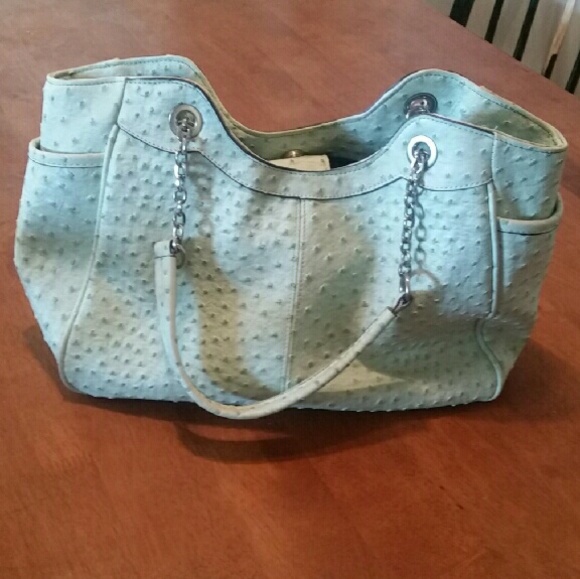 Mint green purse