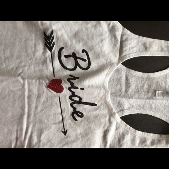 Bride tank top