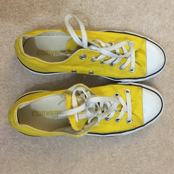 Yellow Converse Sneakers