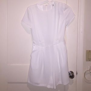 White ASOS romper