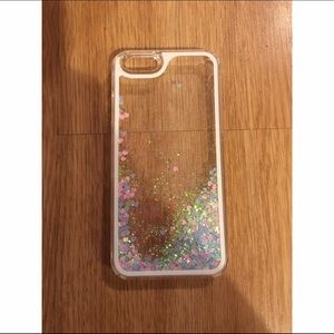 Heart glitter iPhone 6 case