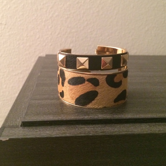 Leopard Calf Hair Cuff