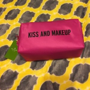 NWT Kate Spade Makeup bag in Hot Pink