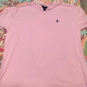 Men's polo v neck tee