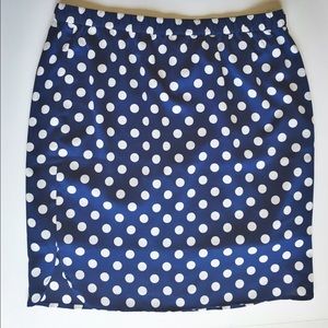Ann Taylor polka dot skirt