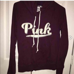 PINK burgundy sweater