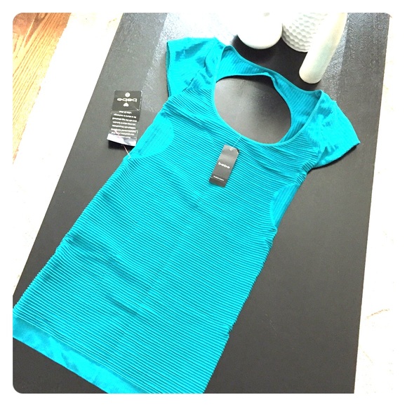 Bebe Wave Mesh Detail Dress size M/L