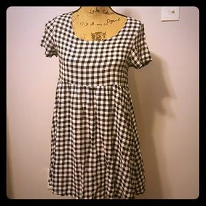 American apparel checker dress