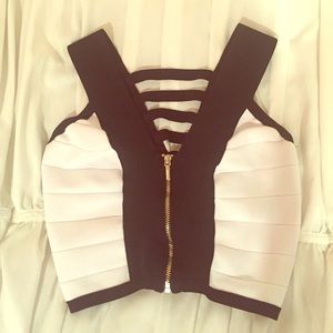 Bebe bandage crop top