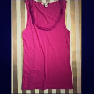 Banana Republic satin-trim tank!