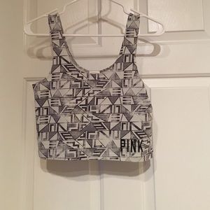 Victoria's Secret pink yoga crop top