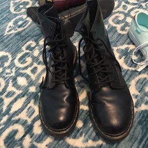 Matte Black Doc Martens