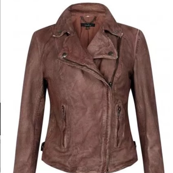 Fitted Muubaa leather jacket - Picture 2 of 4