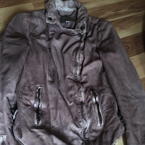 Fitted Muubaa leather jacket - Picture 3 of 4