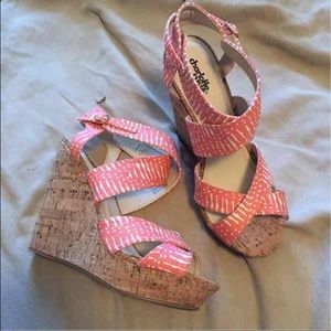 New size 8 summer wedges