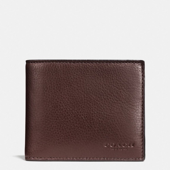 Compact ID Wallet In Sport Calf Leather