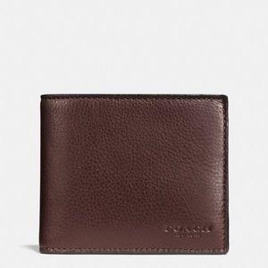 Compact ID Wallet In Sport Calf Leather