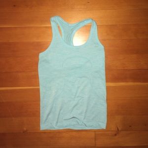 Light blue lululemon tank