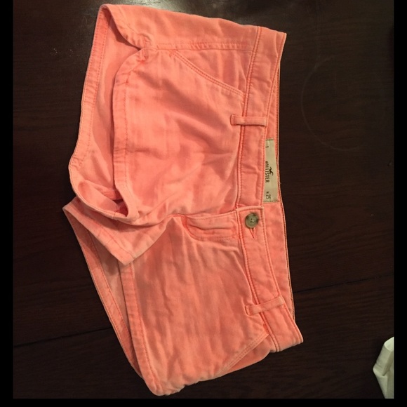 Pink hollister shorts