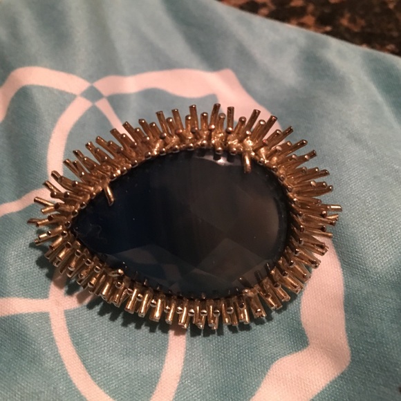 Kendra Scott blue stoned ring
