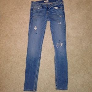 Light Wash Ripped Hollister Jeans