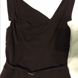 Brown business chic dress