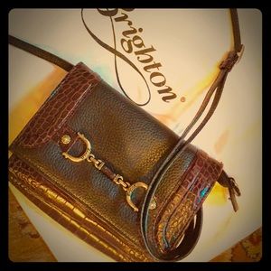 BRIGHTON Black & Brown crossover. Horsebit design