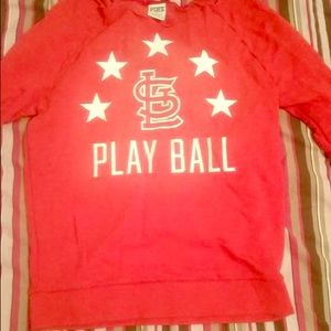 MLB STL cardinals sweat shirt pullover