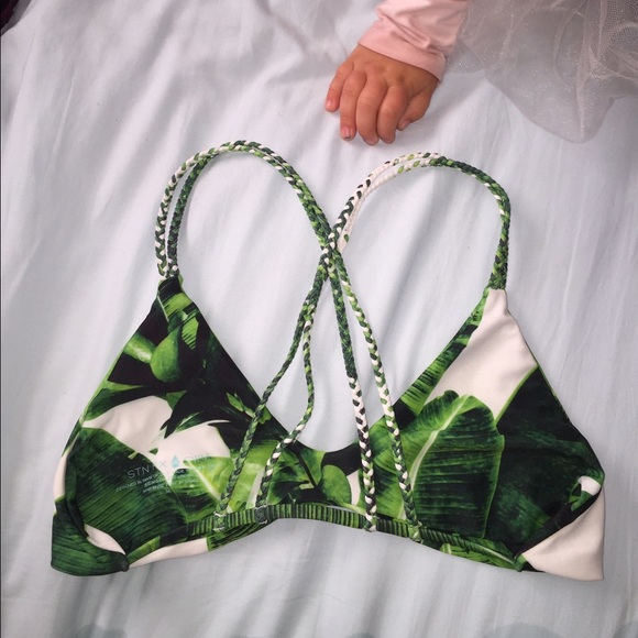 Stonefox Swim Indie Top in banana leaf