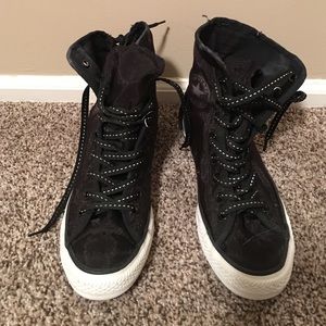 Converse mesh hi tops
