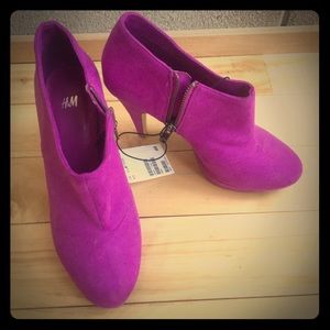 H&M suede bootie