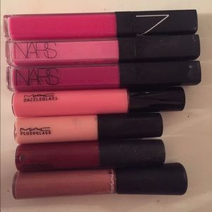 Authentic Mac and Nars lipgloss