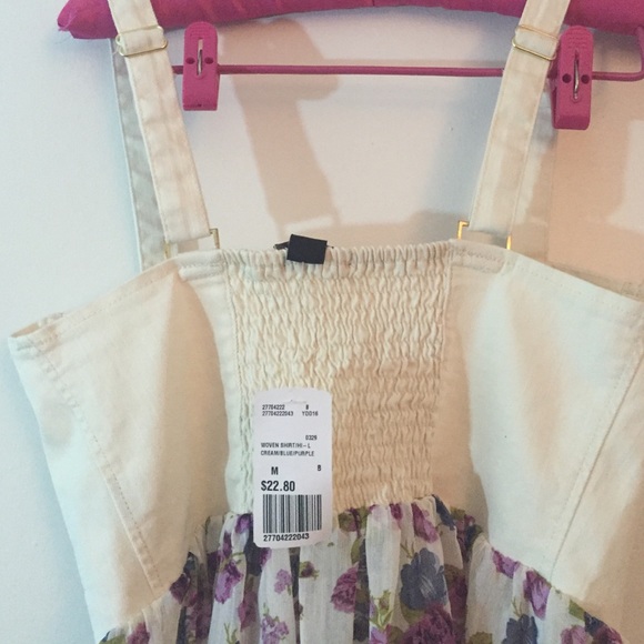 Bustier top with attached floral tulip skirt - Picture 4 of 4
