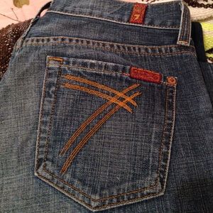 7 For All Mankind Dojo flared jeans!!