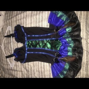 Midnight peacock adult costume