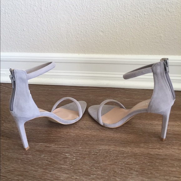 Grey Suede Stiletto heels