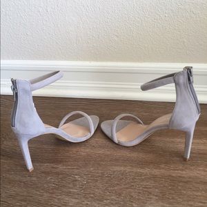 Grey Suede Stiletto heels