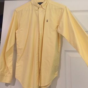 Ralph Lauren Yellow Button Down