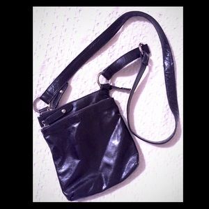 HOBO brand black soft leather Crossbody