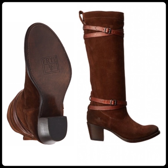 💥Last Pair💥Frye Jane Strappy tall boots - Picture 3 of 7