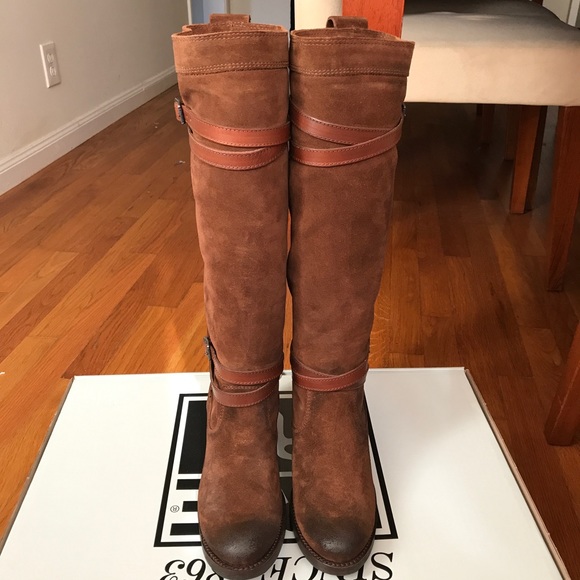 💥Last Pair💥Frye Jane Strappy tall boots - Picture 4 of 7
