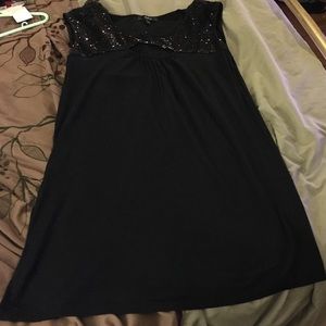 Sleeveless dress with sequence Express dress