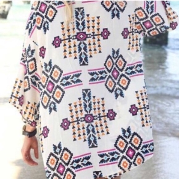 Patterned kimono - Picture 3 of 4