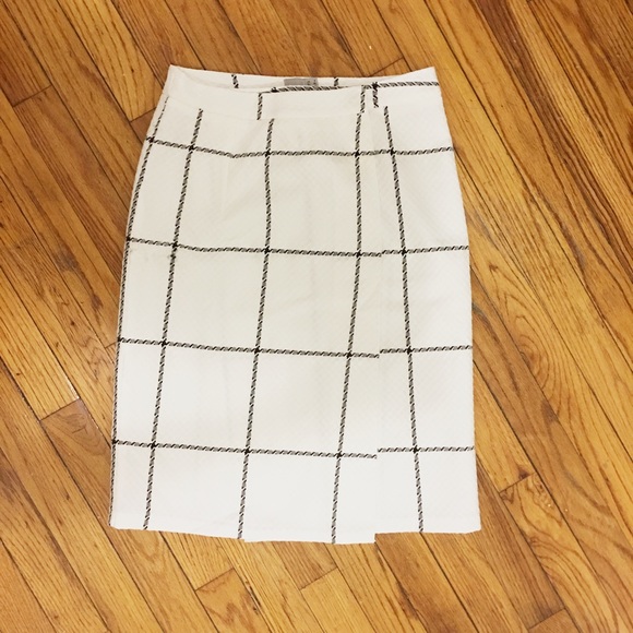 ASOS Check Wrap Front Skirt