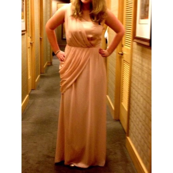 Light Pink Grecian Style Dress