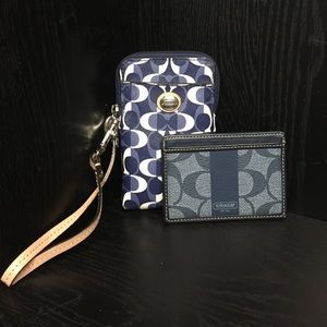 COACH Wristlet and Card Holder
