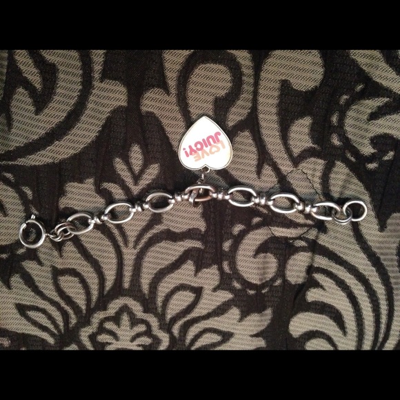 Juicy couture silver charm bracelet