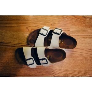 White Birkenstocks