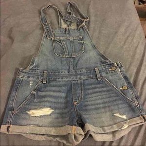 hollister overalls